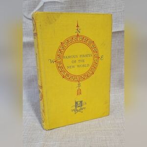 VTG 1958 HC Famous Pirates of the New World by A.B.C. Whipple - Lamdmark Books